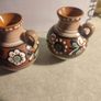 SET OF 2  Traditional vintage Ukrainian jug, Unique gift from Ukraine, Vintage table decor, Drink jug, Flower vase, Unique decor, Flower pattern Image 2