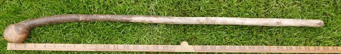 Traditional wooden shillelagh - rustic walking stick