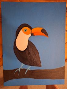 painting of toucan