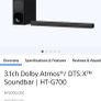 Sony Soundbar and Subwoofer Image 6