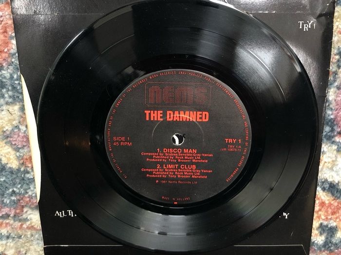 The Damned - Friday 13th EP (1981) 7"