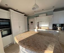 Solid wood in frame kitchen