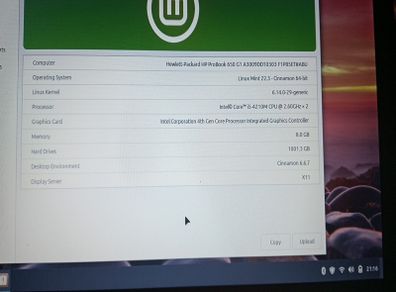 hp i5 probook g1