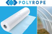 POLYTUNNEL Clear Polythene Sheeting Uv-10 Greenhouse Foil 10 Meters Wide 12 Meters Long