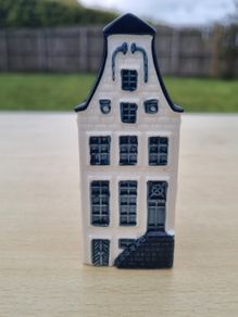 KLM Iconic Delft Blue Ceramic Miniature House