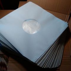 Over 32% 50 x 12 inch Poly Paper Inner Sleeves - ANTI-STATIC Protection for your vinyl Record Collection - PREMIUM TOP QUALITY