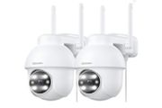 GALAYOU 2 pack - 2K Security Camera Outdoor, 360 CCTV Camera, Home Security WiFi Camera with Color Night Vision, Pan-Tilt View