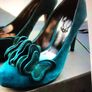 Beautiful Schuh green heels Image 2