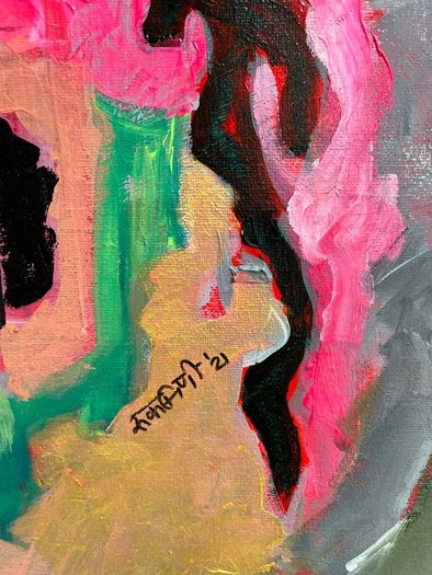 Abstract art original painting