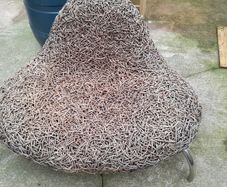 Wicker garden seat for sale