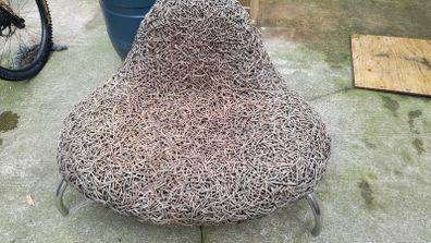 Wicker garden seat for sale