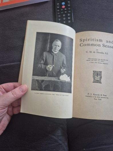 1st Edition Spiritism and common sense by DeHeredia