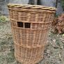 Large wicker Basket and Lid Image 2