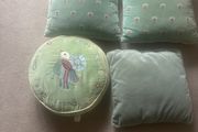Assorted Duck Egg blue/green cushions