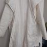 Capsule White Quilted Longline Coat. Image 2
