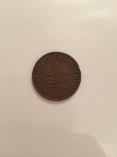 1961 German 2 pfennig