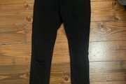 JC &amp; JQ black denim jeans size UK 8