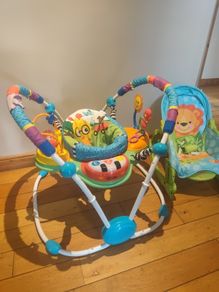 baby einstein jumper and rocker have box for jumper