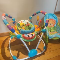 baby einstein jumper and rocker have box for jumper