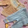 3-6m, JoJo Maman Bebe Duck Fair Isle Jumper and Bottoms Image 9