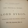 Antique  The Poetical Works of Lord Byron, Complete in One Volume, Illustrated. Image 5