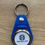 Brand new synthetic leather New Holland key ring Image 3