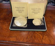 Irish Eamon De Valera Silver coin set RARE