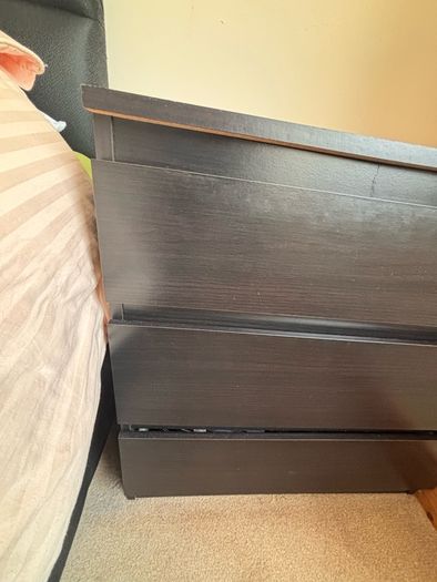 Bedside Lockers - Black