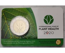 Belgium 2 Euro Base Metals Brilliant Uncirculated Coin 2020 - International Year of Plant Health - 2 Euro Commemorative Coin
