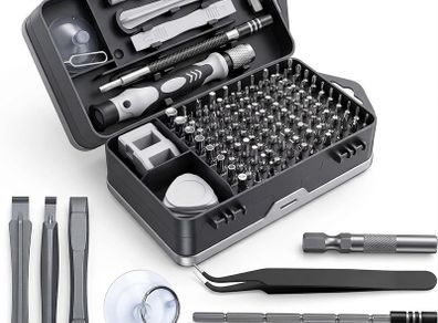 Precision Screwdriver Set & Electronics Repair Tool Kit (115-in-1)