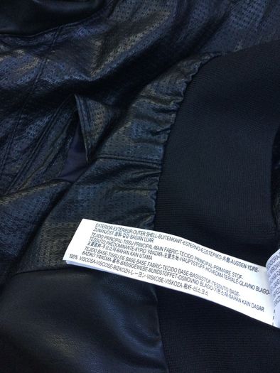 Zara mens black jacket slim fit large