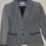 M & S Cropped Black and White Single Breasted Blazer XL Image 2