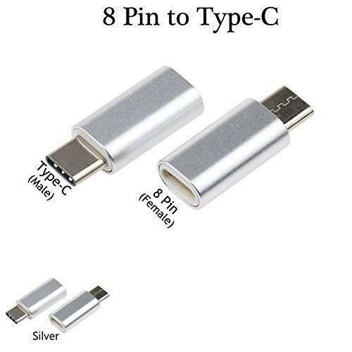 2 X Aluminum Alloy Apple Lightning 8 Pin (Female) to USB-C (Male) Fast Charging/Data Sync Convertor/Adapter (Brand New/Warranty)