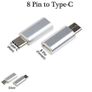 2 X Aluminum Alloy Apple Lightning 8 Pin (Female) to USB-C (Male) Fast Charging/Data Sync Convertor/Adapter (Brand New/Warranty) Image 6
