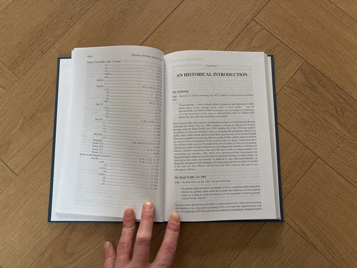 Drunken Driving and the Law, third edition, Mark De Blacam Thomas Roundhall.