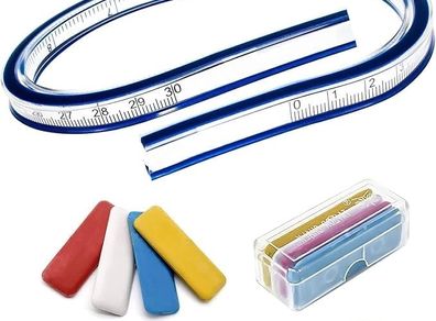 Brand New Curve Ruler Flexible Plastic Sewing Measuring Tool for Office,