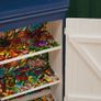 Navy & Cream Cottage Cupboard Image 5