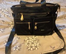 Crossbody black bag