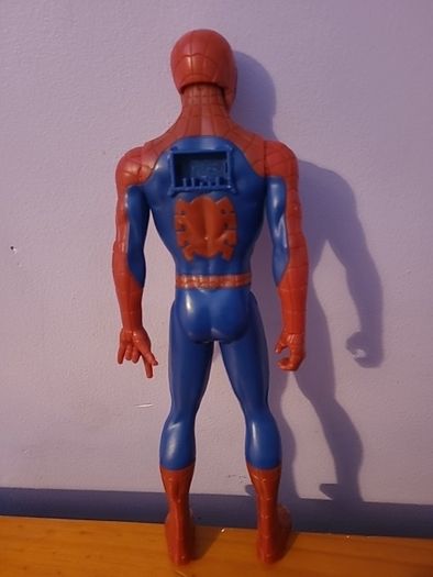 Spiderman and Batman action figures