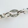 Vintage 925 Sterling Silver Egyptian Cartouche Design Charm pendant Hallmarked, and chain L 16" - 14,83g Image 10