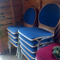 Blue - Stackable Chairs (15)
