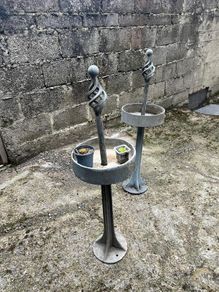 Wrought Iron style modern plant pots