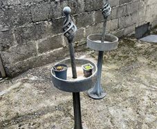 Wrought Iron style modern plant pots