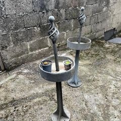 Wrought Iron style modern plant pots