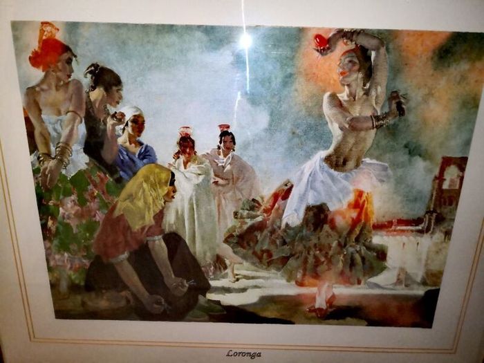 Beautiful detailed large aquarelle