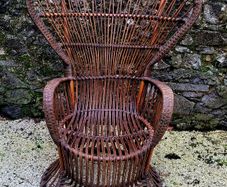 Mid-century italian bamboo & rattan Biancamano lounge chair by Lio Carminati & Gio Ponti