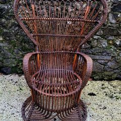 Mid-century italian bamboo & rattan Biancamano lounge chair by Lio Carminati & Gio Ponti