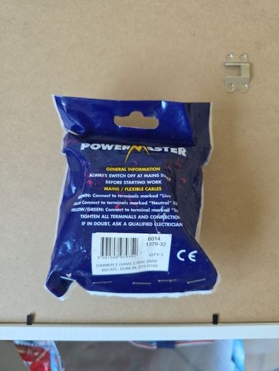 Power Master 2 gang dimmer switch