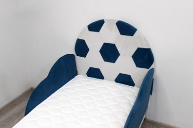 Kids bed with mattress, storage and lifting mechanism