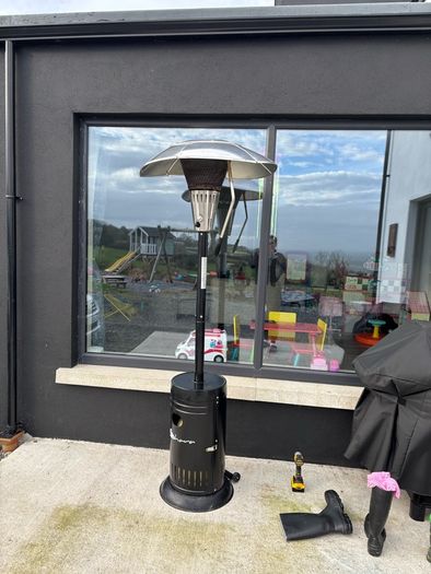 Sahara patio heater with brand new cover
